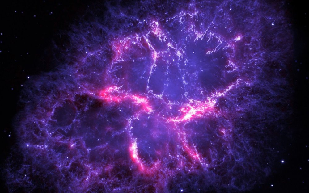 Фиолетовая Космическая туманность