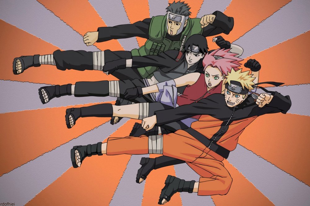 Team 7 Naruto + Ямато