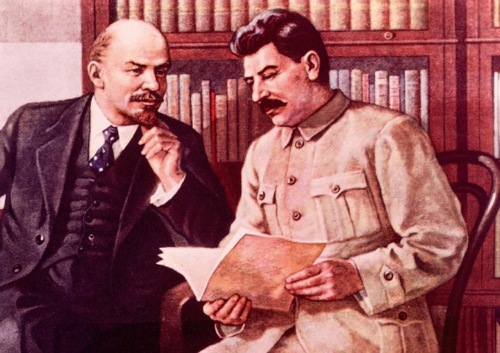 Владимир Ильич Ленин со Сталиным