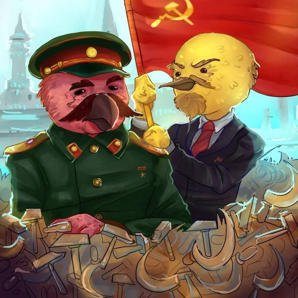 Ленин и сталин арт