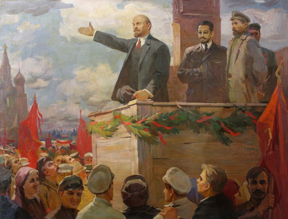 Ленин и Сталин плакат
