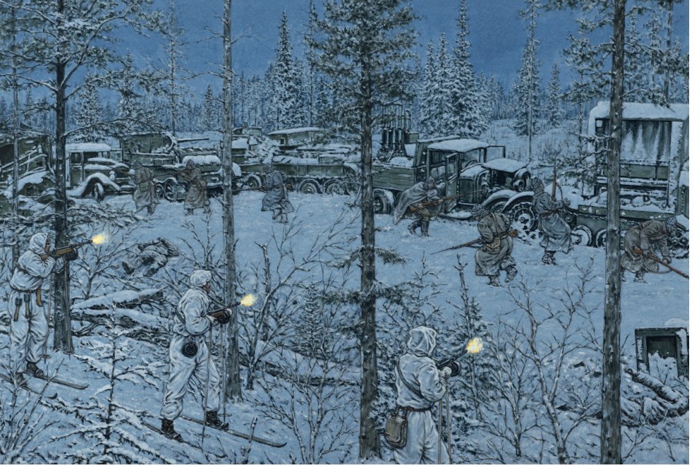 Советско-финская война Раатская дорога
