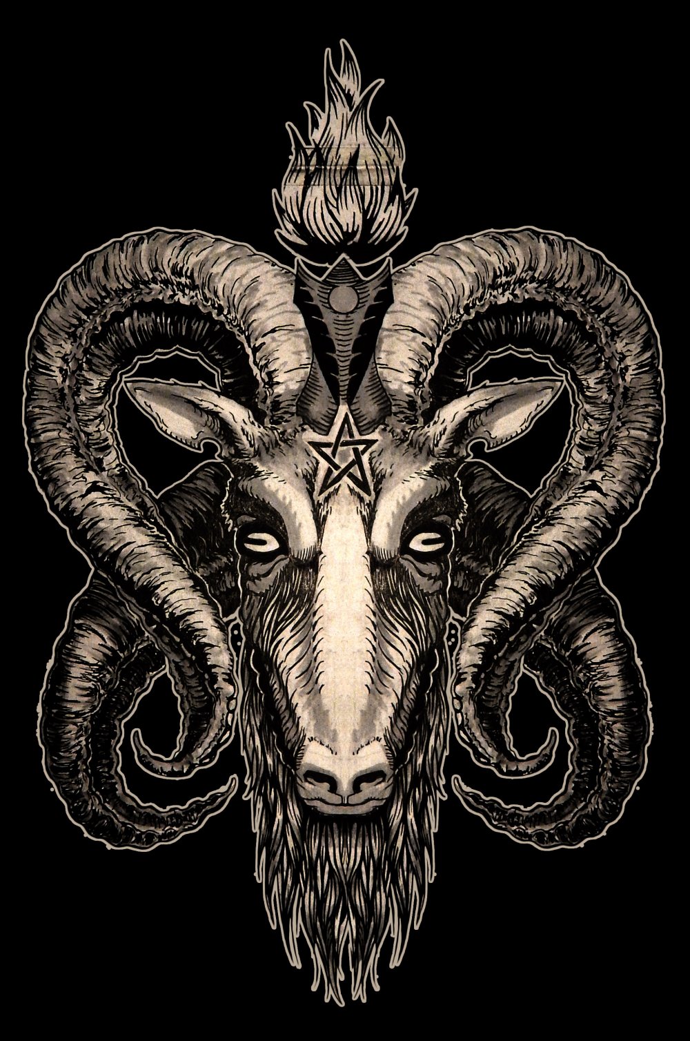 Бафомет коза сатанинского