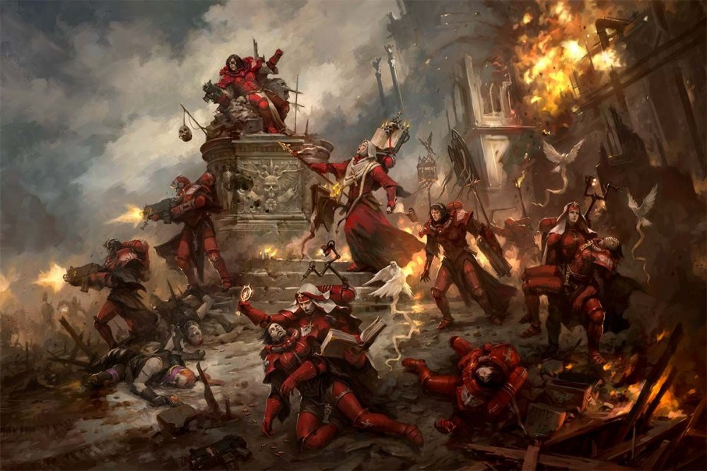Warhammer 40000 ордена сестер битвы