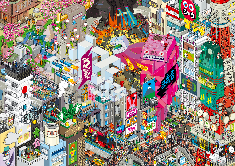 Токио пиксель