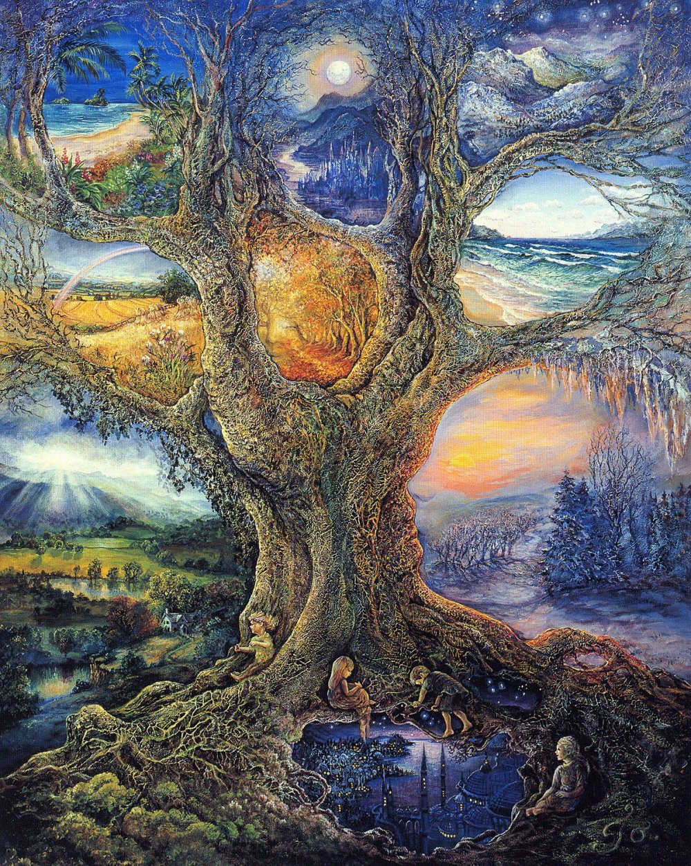 Картины Жозефины Уолл дерево жизни