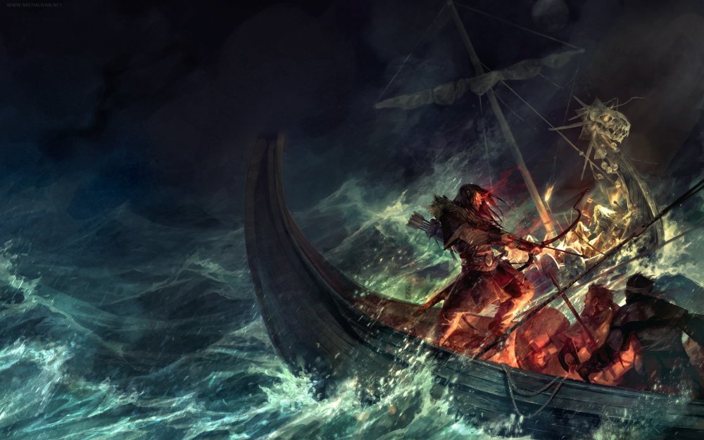 Корабль призрак викингов