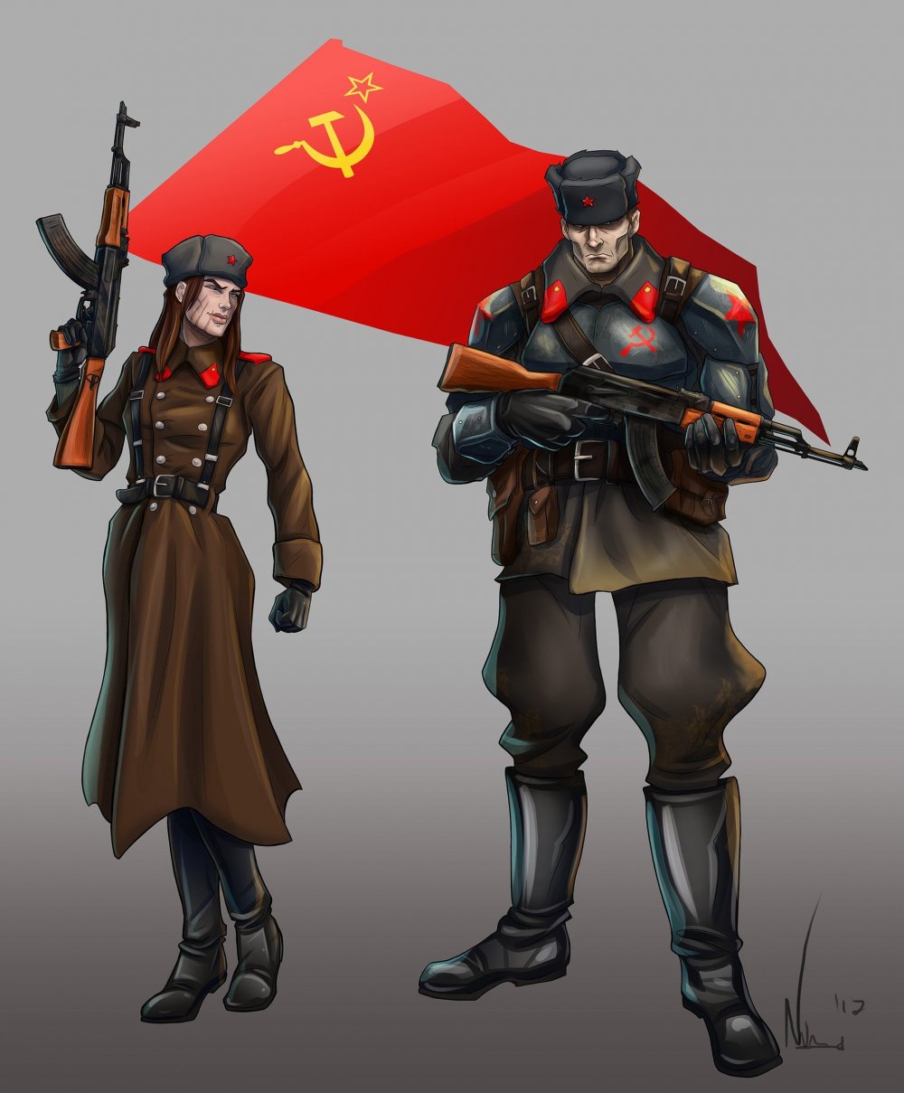 Советский солдат арт ред Алерт