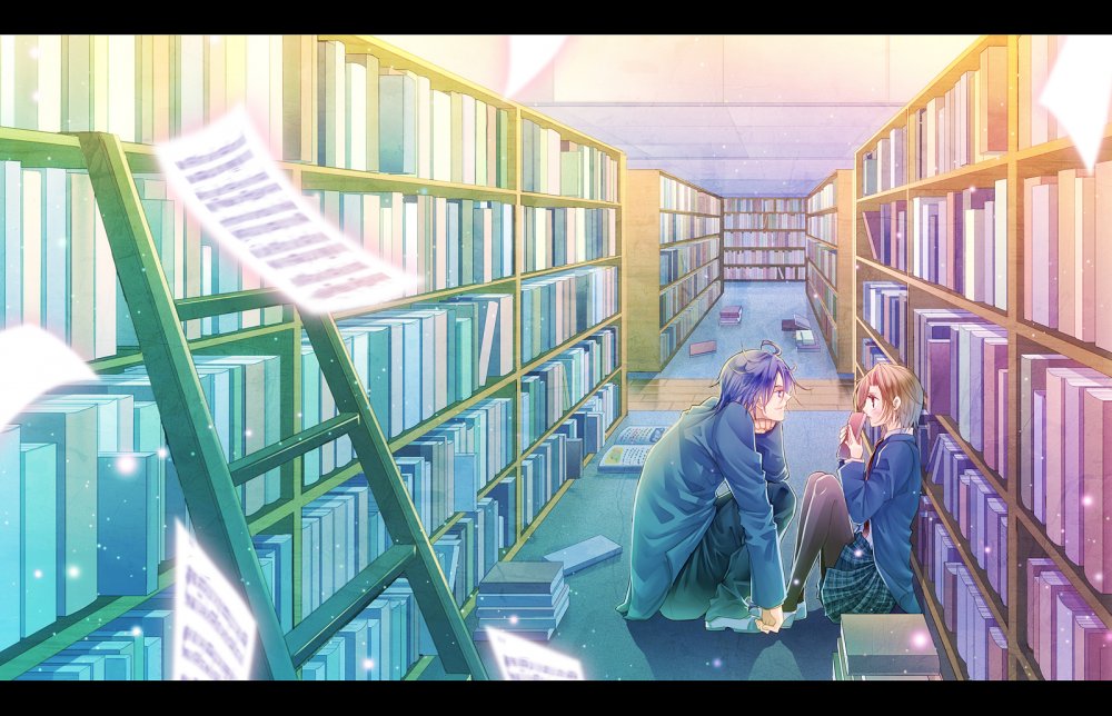Школьная библиотека аниме