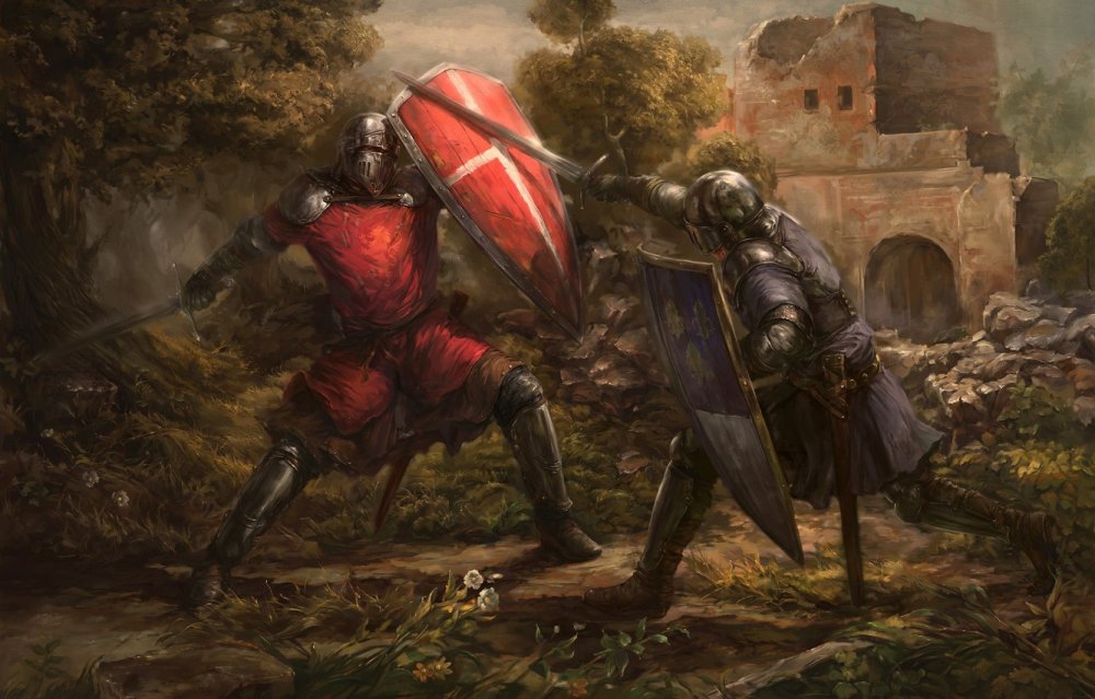 Средневековый рыцарь