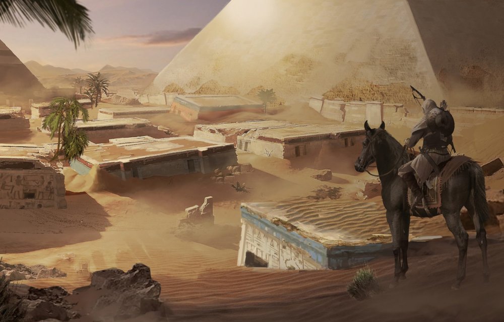 Assassins Creed Origins Клеопатра концепт