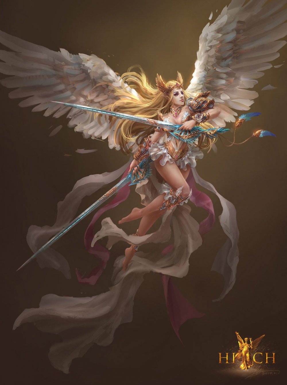 Богиня ангел фэнтези
