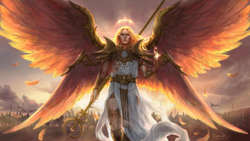 Ангел воин арт