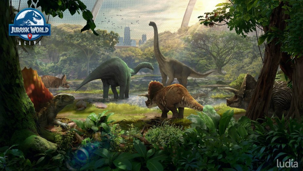 Динозавры из парк Юрского периода Alive