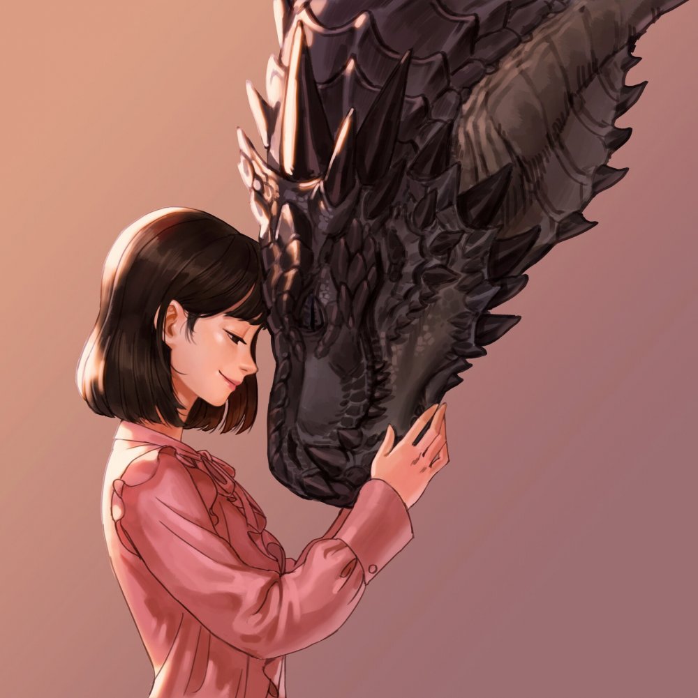 Девочка дракон арт