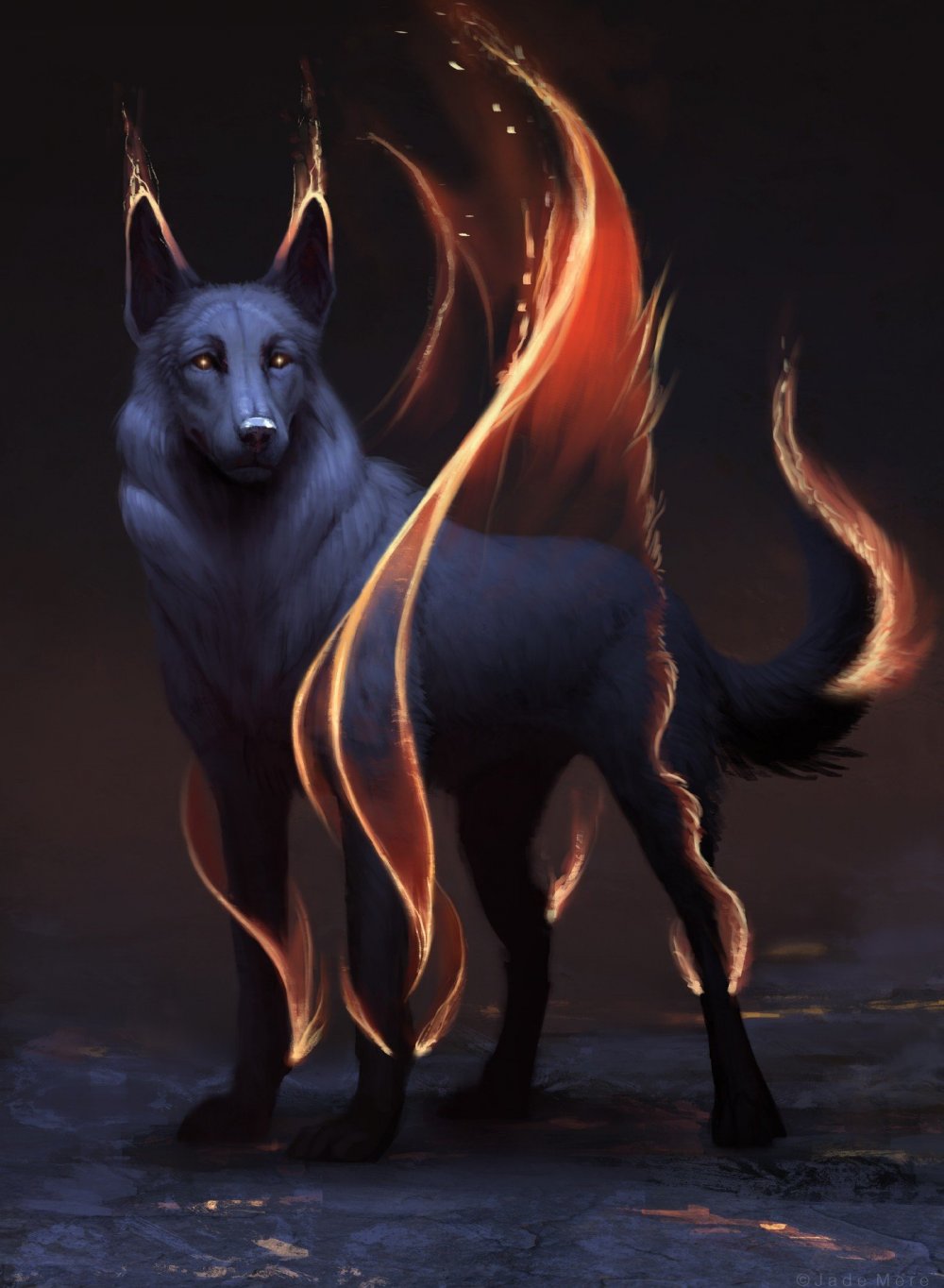 Демон Фамильяр волк
