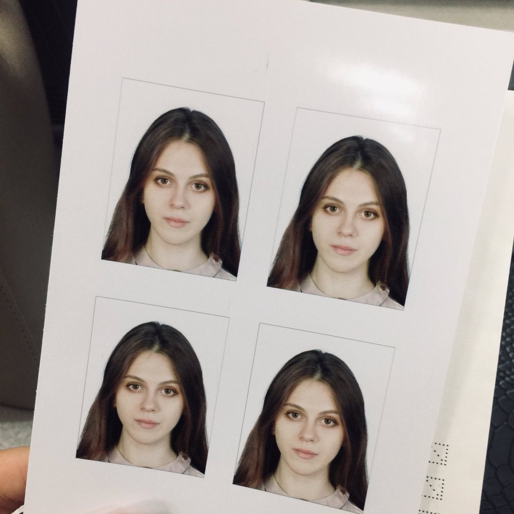 Фото на паспорт образец