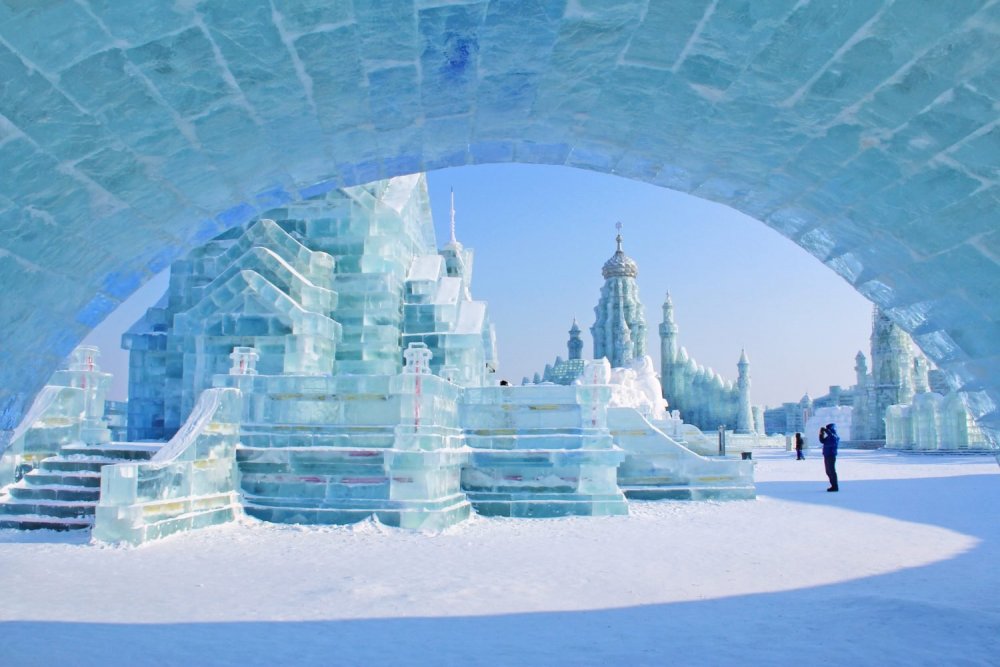 Ледяной дворец в Харбине