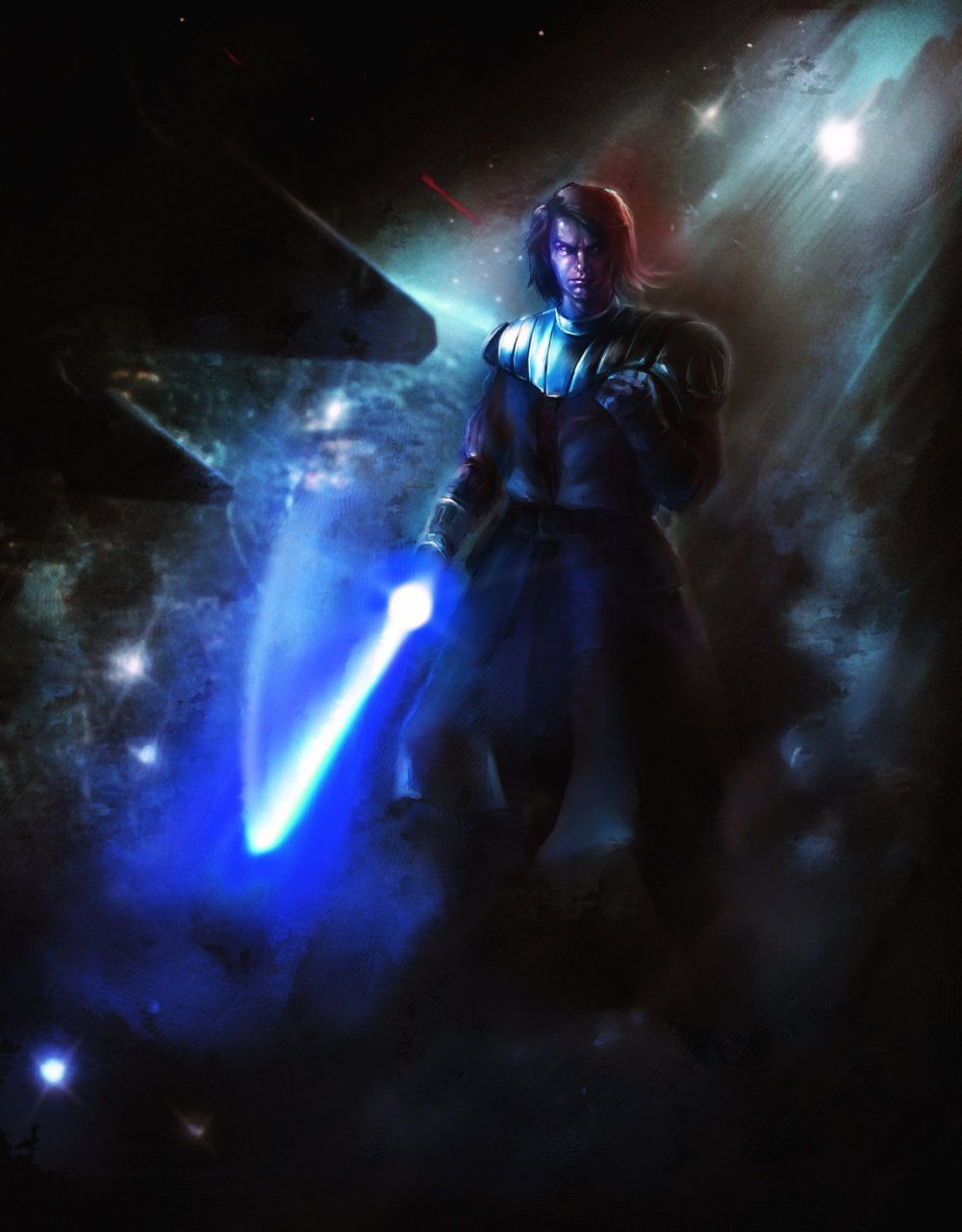 Звёздные войны Энакин Скайуокер синий меч