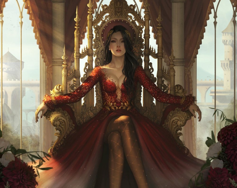 Женщина на троне
