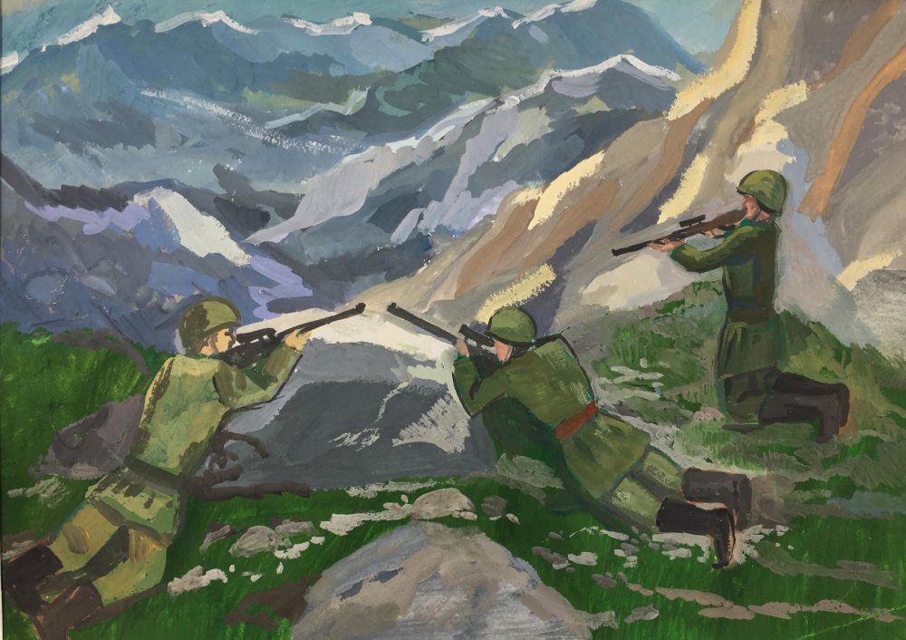 Битва за Кавказ конкурс рисунков