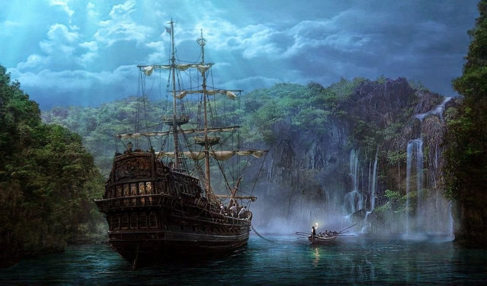 Древние пиратские корабли