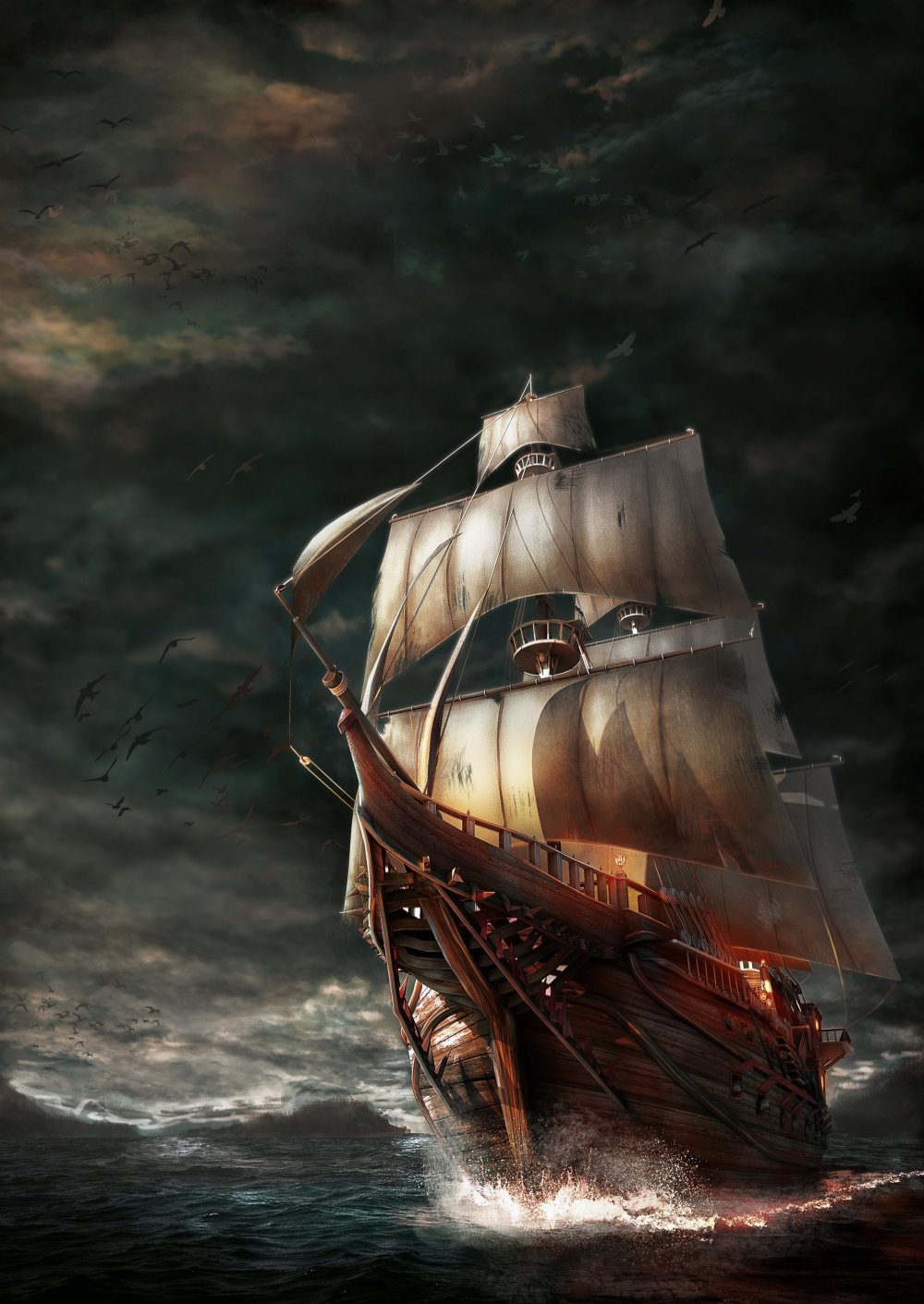 Корабль Pirate ship
