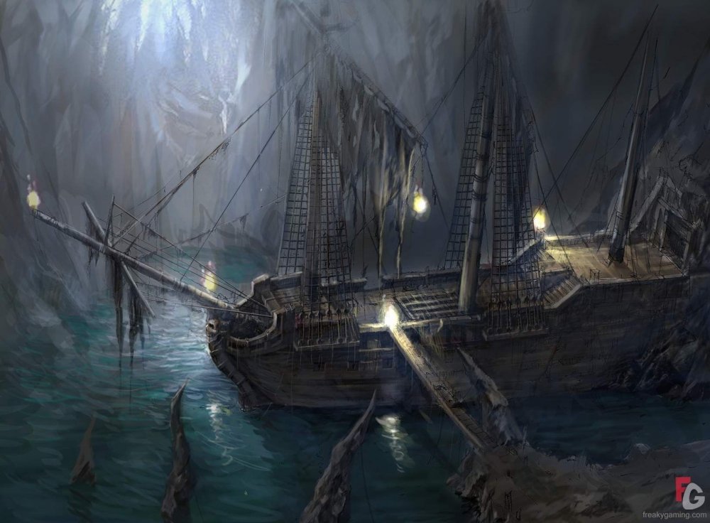 Затонувшие корабли фэнтези