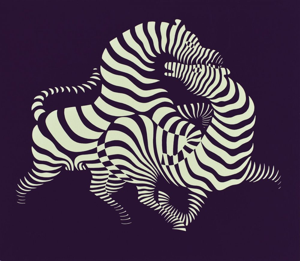 Виктор Вазарели. «Бегущие зебры», 1947