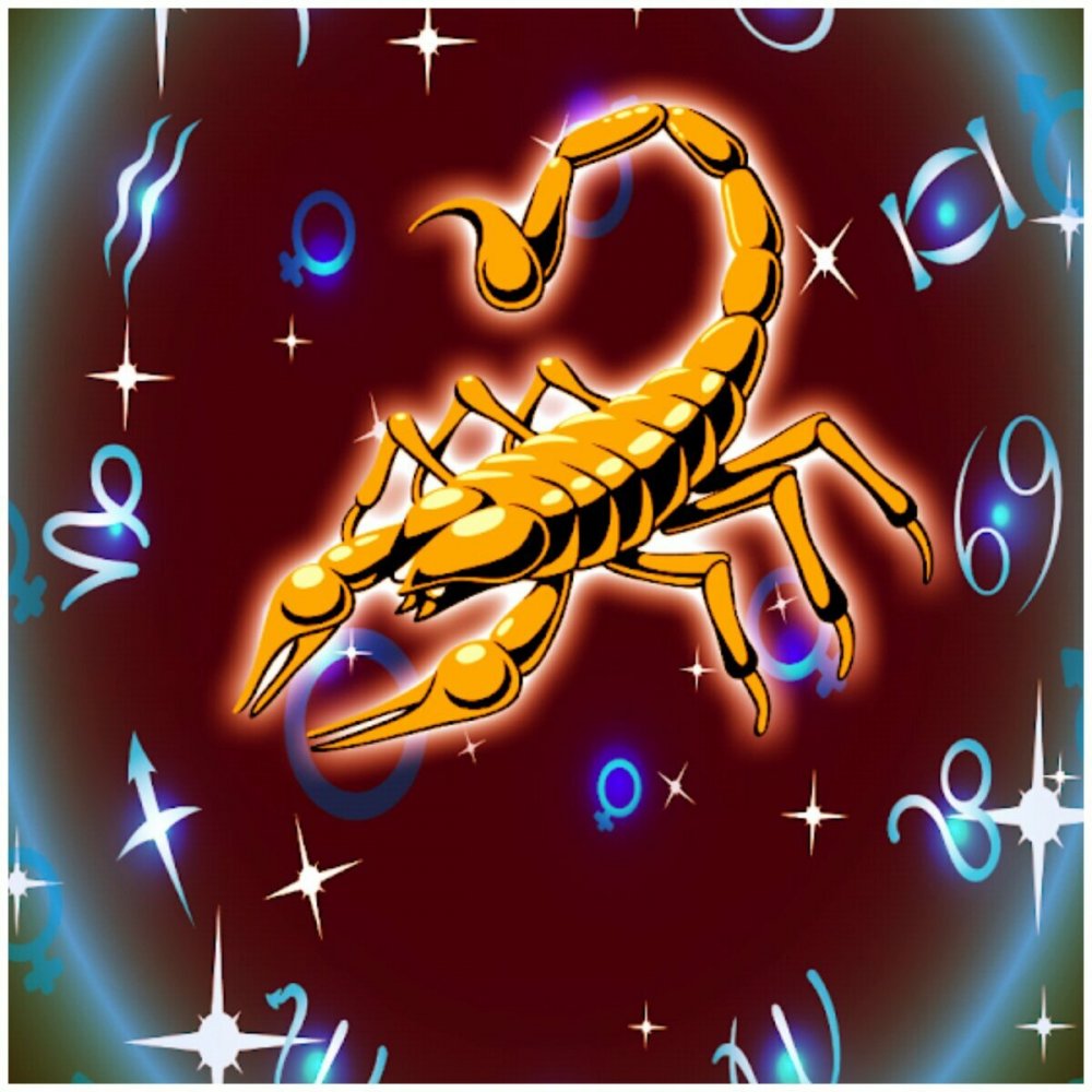 Скорпион знак зодиака красивый