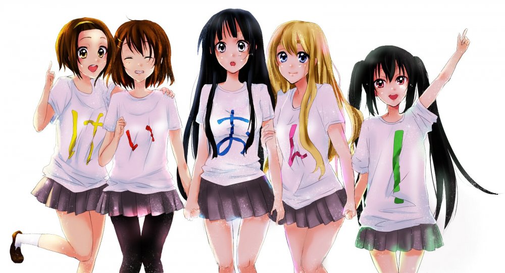 Шесть девчонок аниме