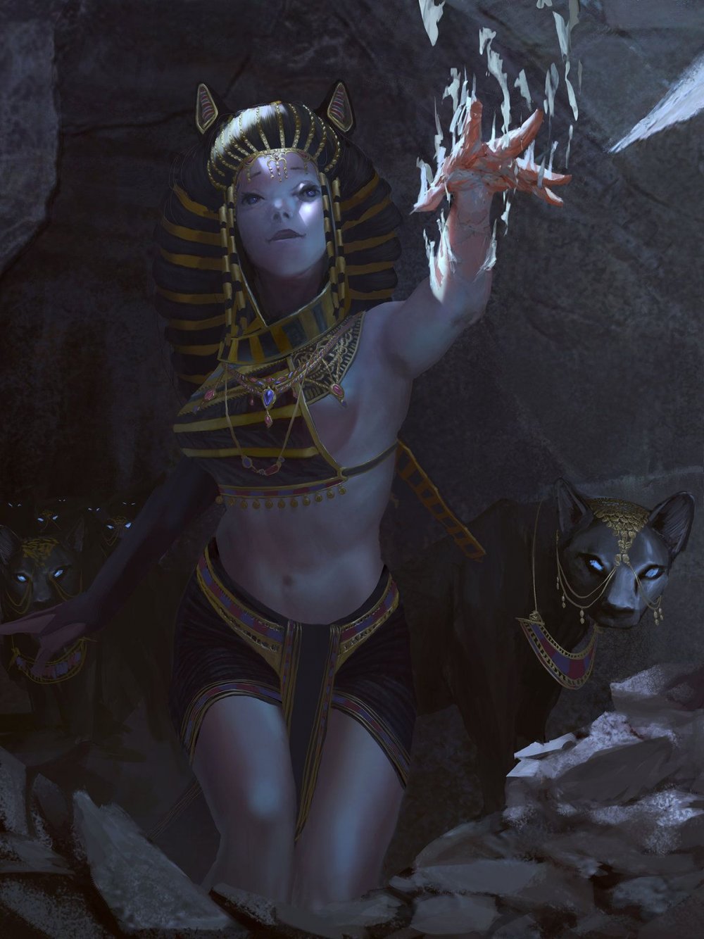 Египетская богиня Бастет аниме