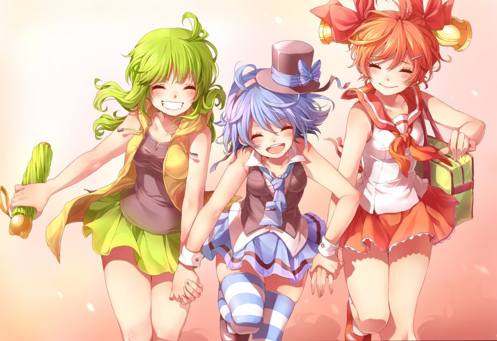 Трое девочек аниме