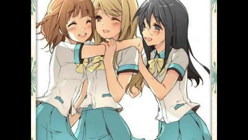 Три девочки аниме