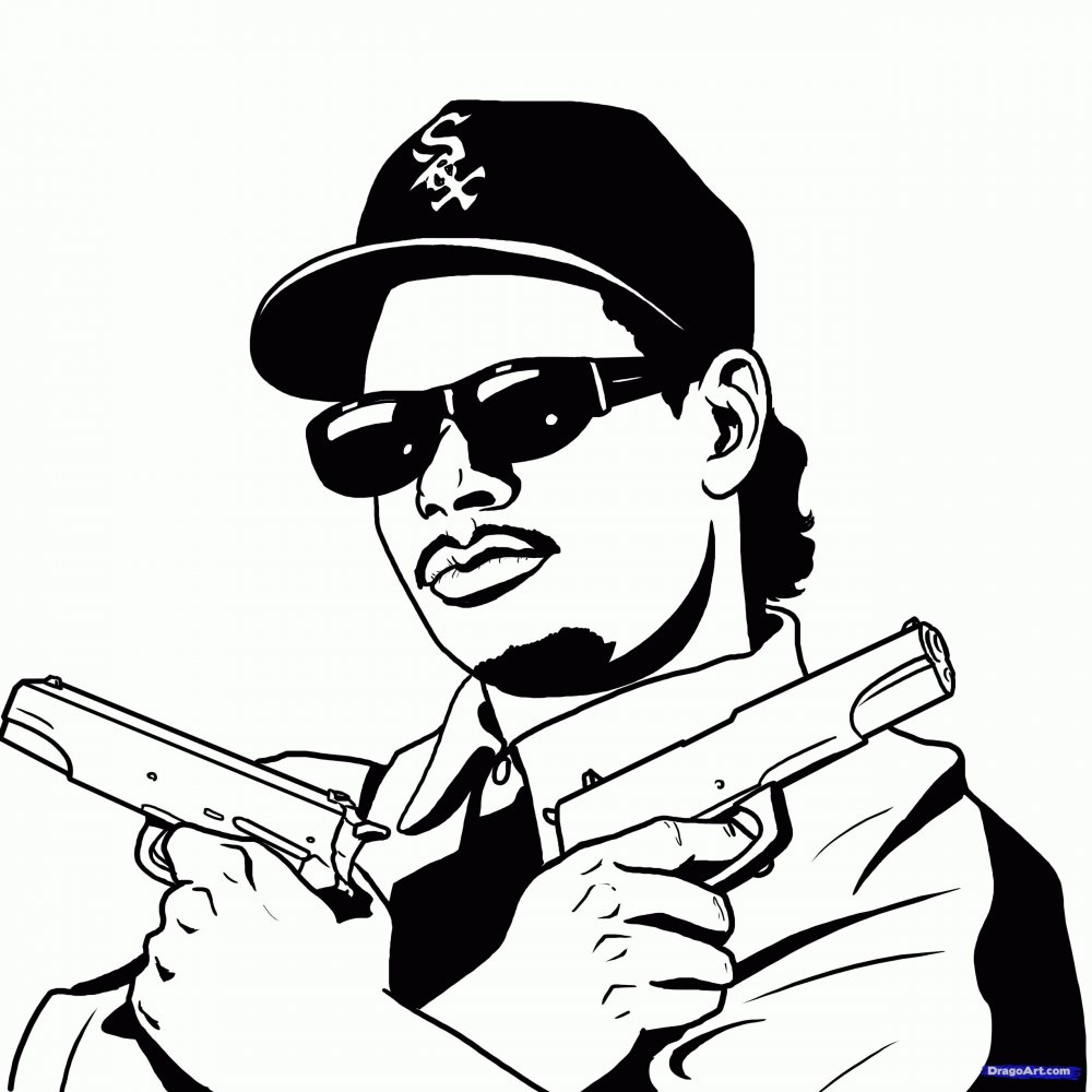 Eazy e с пушкой