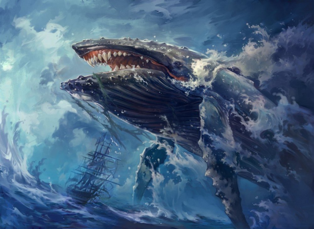 Левиафан кит картины