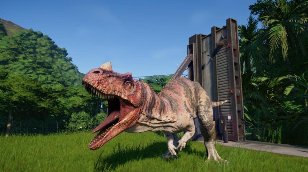 Jurassic World Evolution Аллозавр