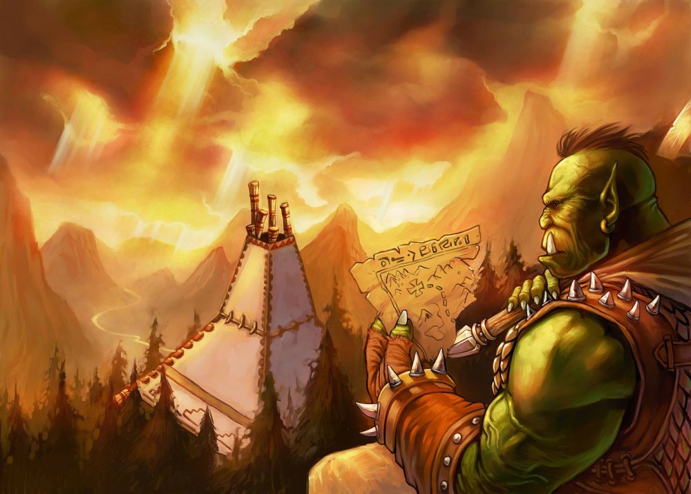 Warcraft Art орки