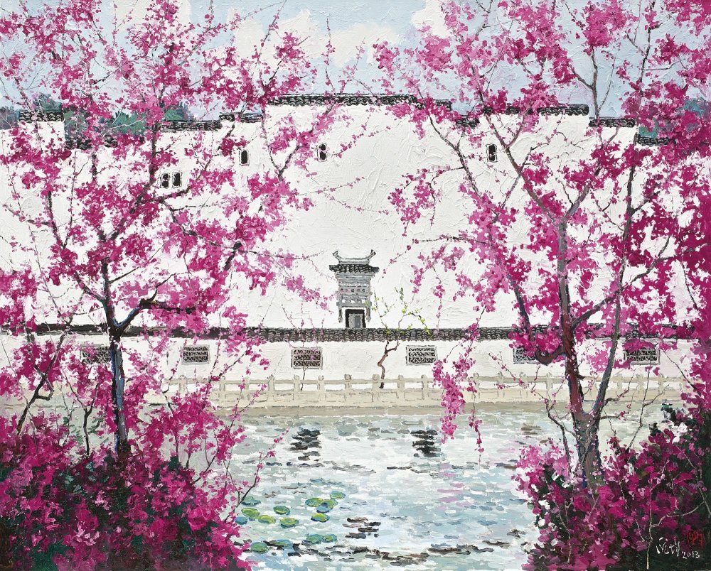 Китай живопись Весна