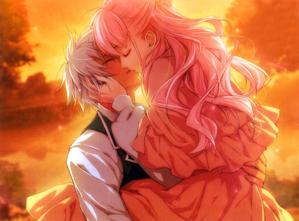 Sword Art online Асуна и Кирито поцелуй