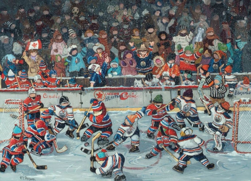 Хоккей живопись СССР