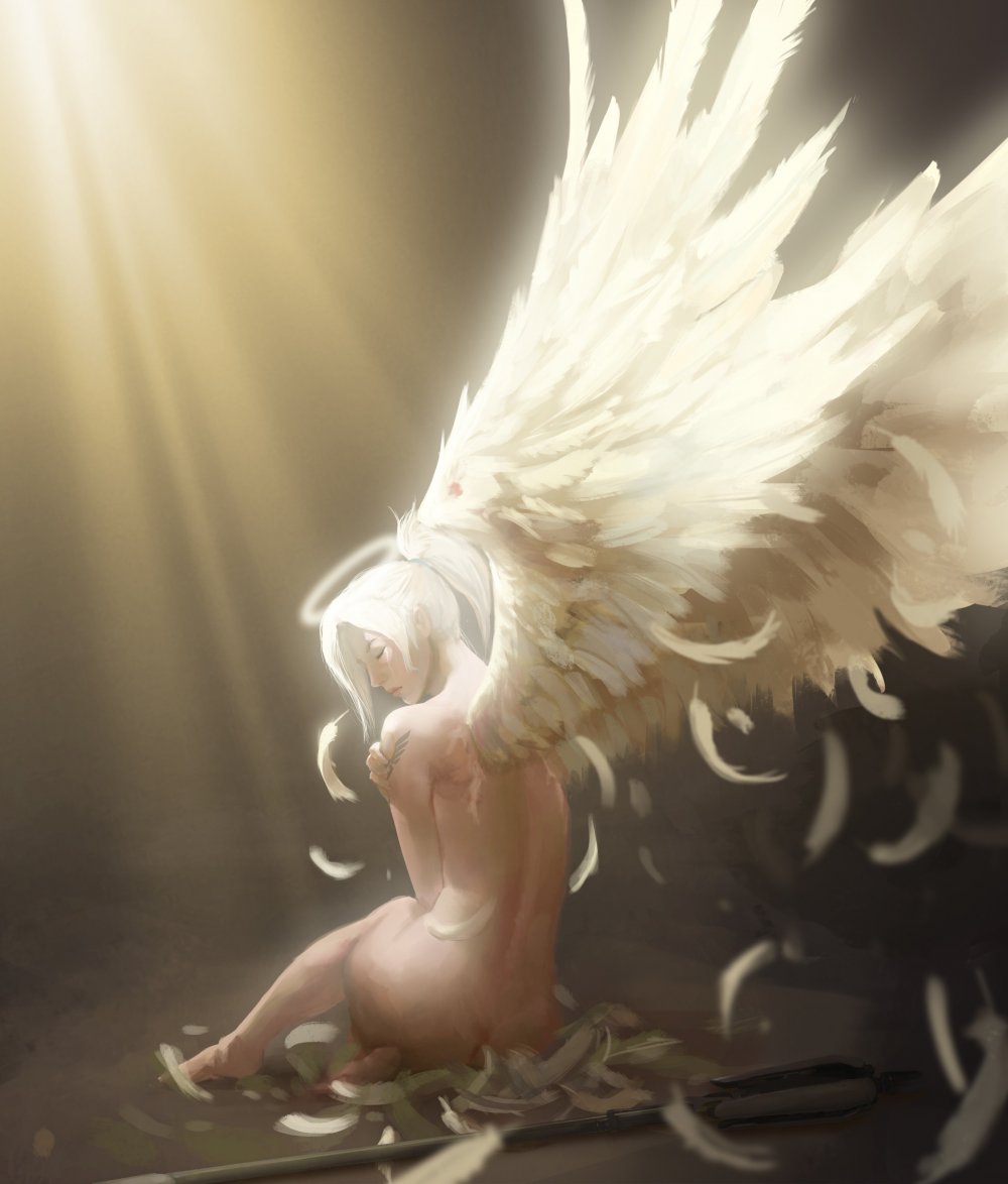 Современный ангел арт