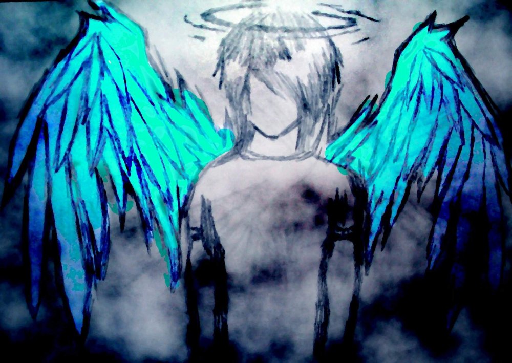 Грустный ангел аниме
