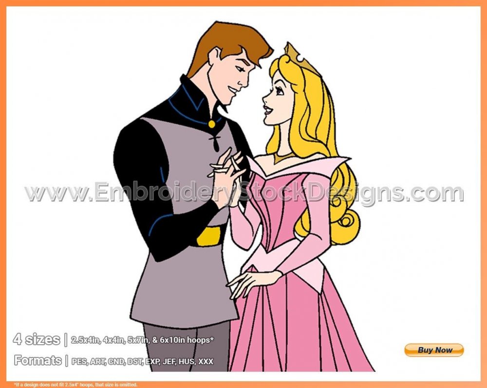 Аврора и принц Филипп Дисней