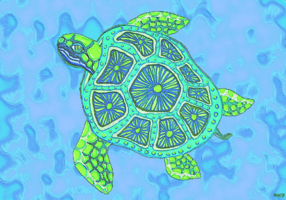 Морская черепаха CMH