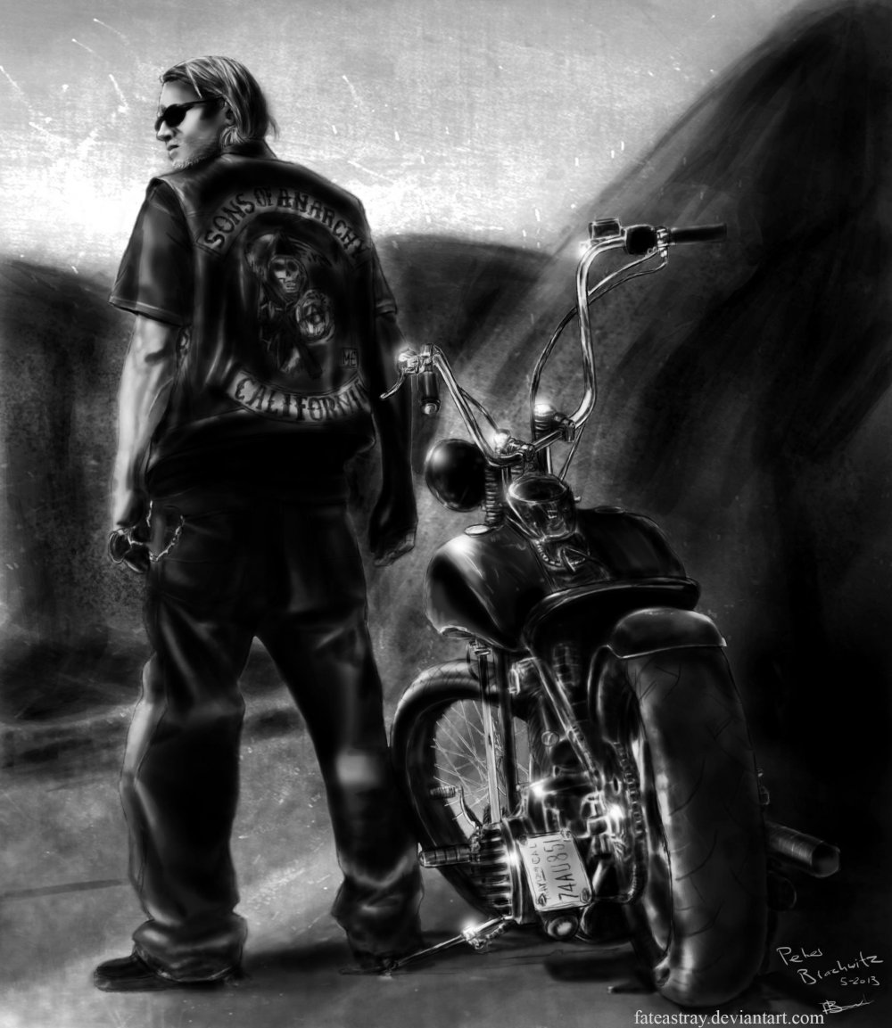 Комикс мотоциклист