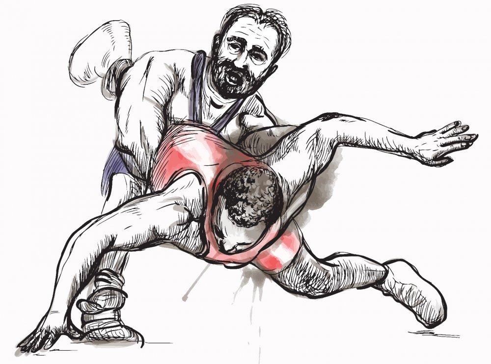 Греко Римская борьба спортсмены
