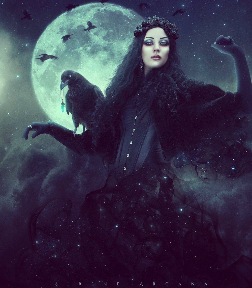 Темная ведьма фэнтези