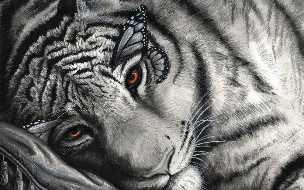 Белый тигр фэнтези