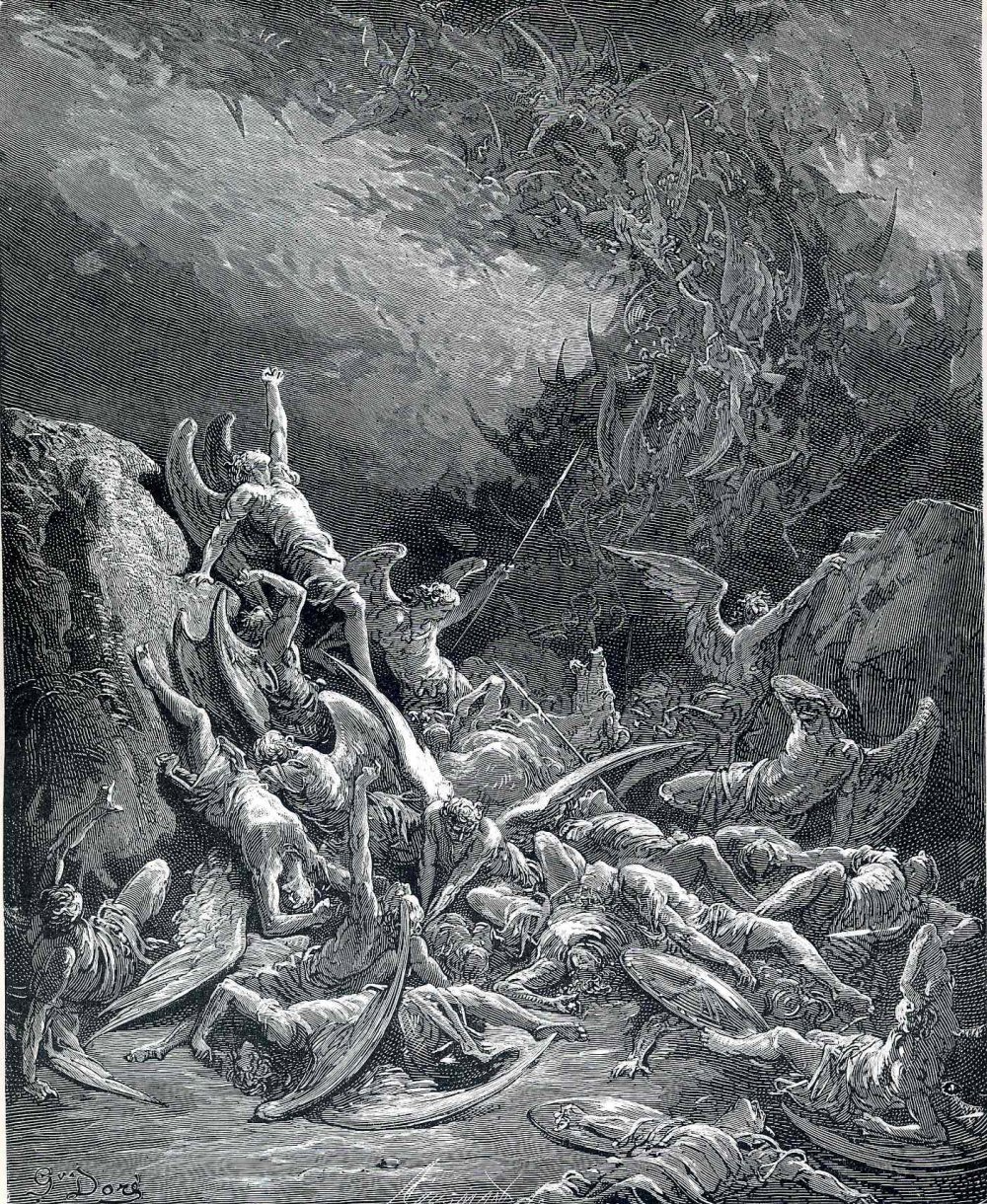 Гюстав Доре — "потерянный рай", 1866 год.